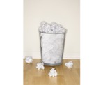 Silver Mesh Wastepaper Bin 23Cm Diam