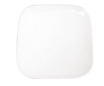 White Bone China  Square Dinner Plat