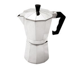 Aluminium 3 Cup Espresso Maker(12Cm,H15.5Cm)