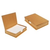 Natural Colour Recycled Notepad Holder (Incl. 200 Memo Papers)