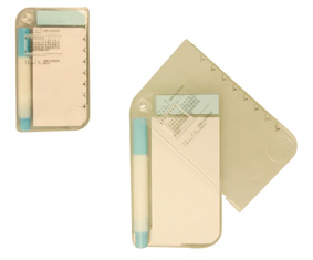 Notebook Blue Stick Blue Pen (11X6.5Cm)