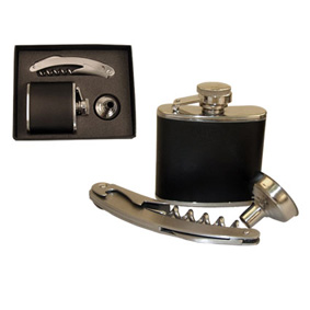 3Pc Bar Set In Presentation Box; Waiters Friend, Corkscrew &