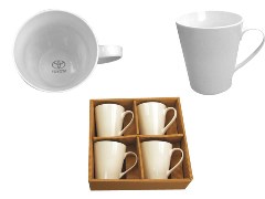 White 11Oz Mugs (4 In Gift Box)