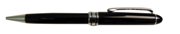Mb black ball pen with silver trim