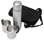 Vacuum flask set in white box