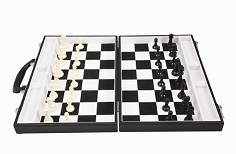 Executive games-chess set in pvc attache case
