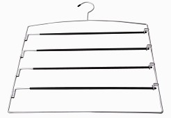 Space saver 4 tier trouser hanger