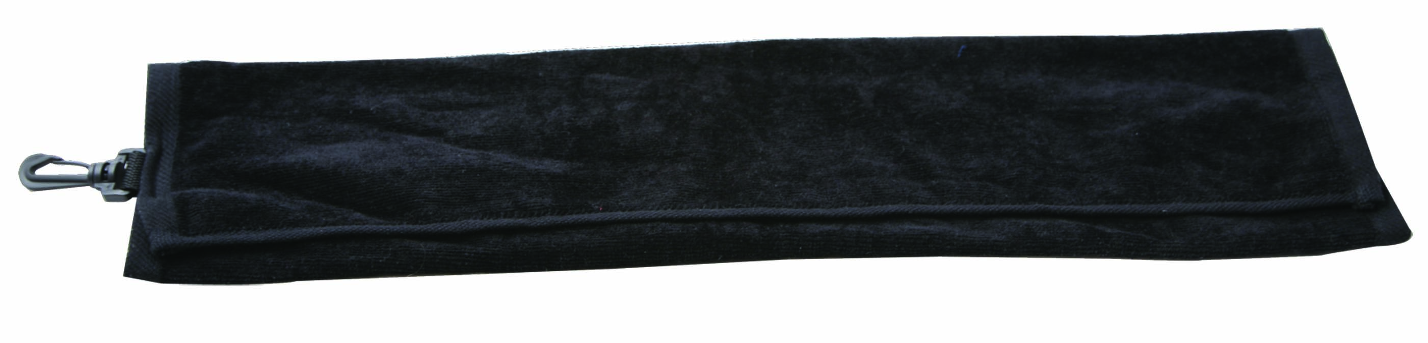 Golf towel with hook-black colour