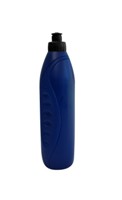Blue Water Bottle With Black Cap (600Ml)