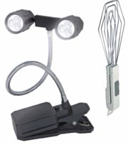 Braai Clip-On Led Lights With Two Adjustable Heads And Braai Ton