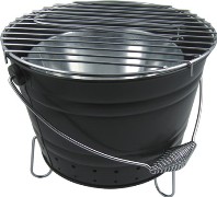 Black & Silver Mini Braai Grill