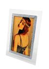 Glass & and diamante photoframe