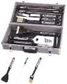 10 Pc Bbq Set In Aluminium Case