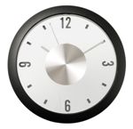 Alum Wall Clock (Diam 26Cm)