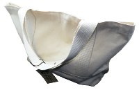 Natural Cotton Delux Shoulder Bag - Size: 330mm x 370mm x 120mm