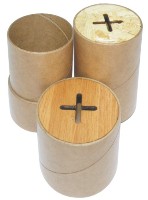 Wood Fibre Coin Bank Plus - Min Order: 250 units