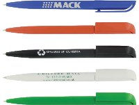 Recycled Polystyrene Eclipse Pen - Plain - Min Order: 250 units