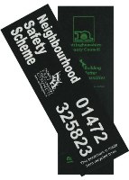 Recycled Tyre Book Marks - Printed 1 Colour - Min Order: 250 uni