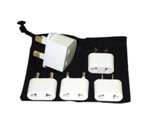 ESCAPE-WORLD PLUG ADAPTOR SET W/POUCH