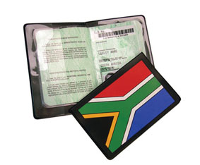 ESCAPE - SA FLAG PASSPORT COVER