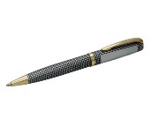 Wallstreet fx gld Bettoni Ballpen - checked - gold trim - boxed