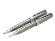 Signature Bettoni Ballpen/Pencil Set stainless steel boxed