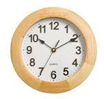 Wall Clock - Light Wood - 26Cm Wall Clock - Light Wood - 26Cm