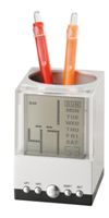 Pen Holder Desk Clock / Light