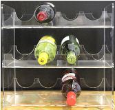 Perspex Range - Wine Rack A (12)36cm x 38cm