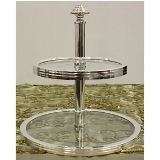 Regent - Glass Tray - 2 Tier 30X30