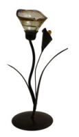 Springfield Candle Holder - Tulip Amber-Single 25cm