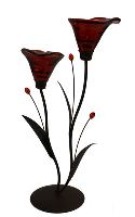 Springfield Candle Holder - Tulip Red-Double 40cm