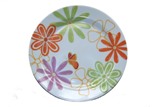 Melamine Flower Dinner Plate Min Order: 24