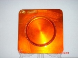 Underplate Square Orange Min Order: 24