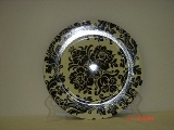 Underplate Black&White Flower Min Order: 24