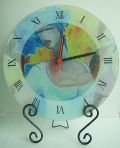 Clock & Holder Glass Woman Min Order: 8