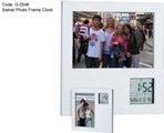 Swivel Photo Frame Clock