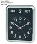 Mercurius Perpetual Wall Clock