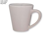 Cone Coffee Mug White