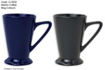 Martini Coffee Mug (Black and Navy)