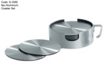 6pc Aluminium Coaster Set