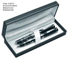 Around-the-World Ballpoint and Rollerball Set