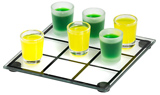 Tot Glass Tic Tac Toe Set - Naughts and Crosses