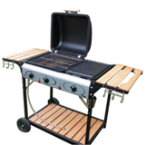 Outdoor Gas Braai - Black