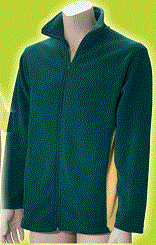 Polar Fleece Sweat Shirt - Green & Gold