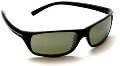 Serengeti Pisa Shiny Blk 555Nm Sunglasses