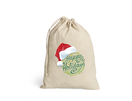 Sleigh Bells Drawstring Bag