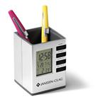 Timecaddy Clock & Pen Holder