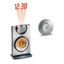 Neon Orange RF Projection Alarm Clock