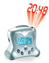 Radio Controlled Projection Clock - Baby Blue Radio Controlled Projection Clock - Baby Blue